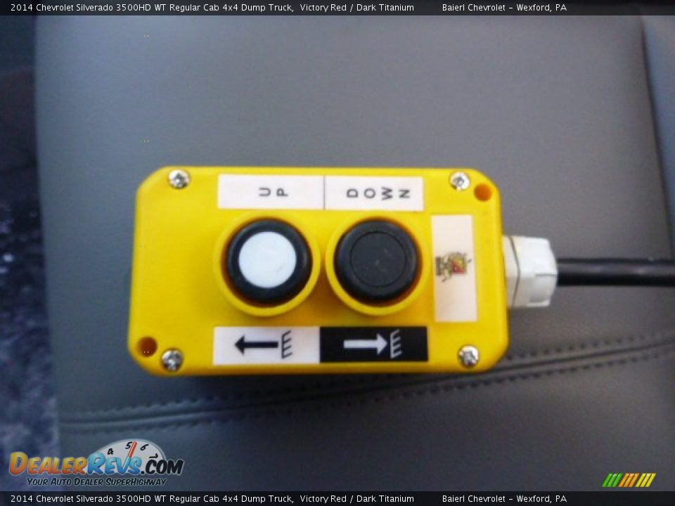 2014 Chevrolet Silverado 3500HD WT Regular Cab 4x4 Dump Truck Victory Red / Dark Titanium Photo #15