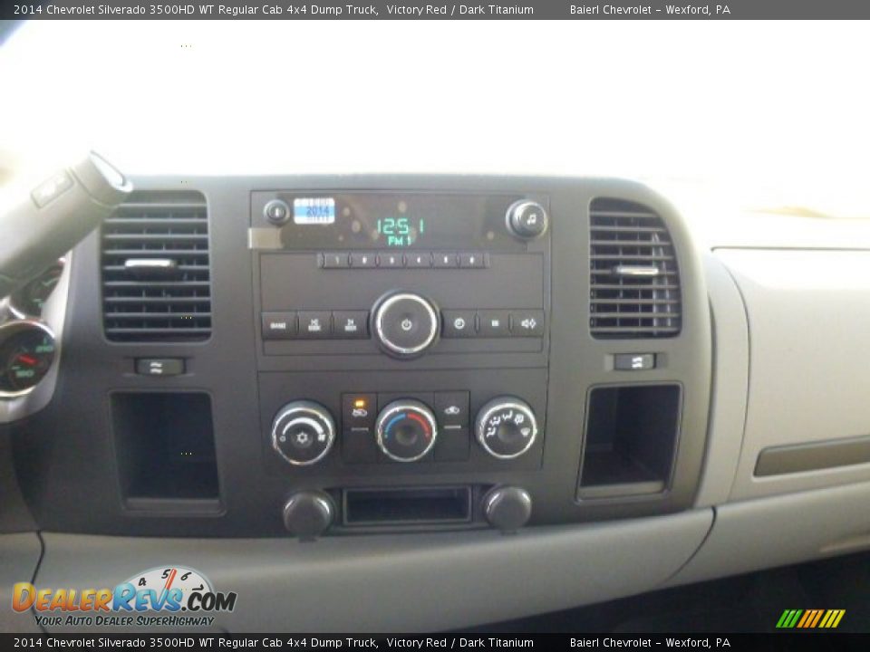 2014 Chevrolet Silverado 3500HD WT Regular Cab 4x4 Dump Truck Victory Red / Dark Titanium Photo #16