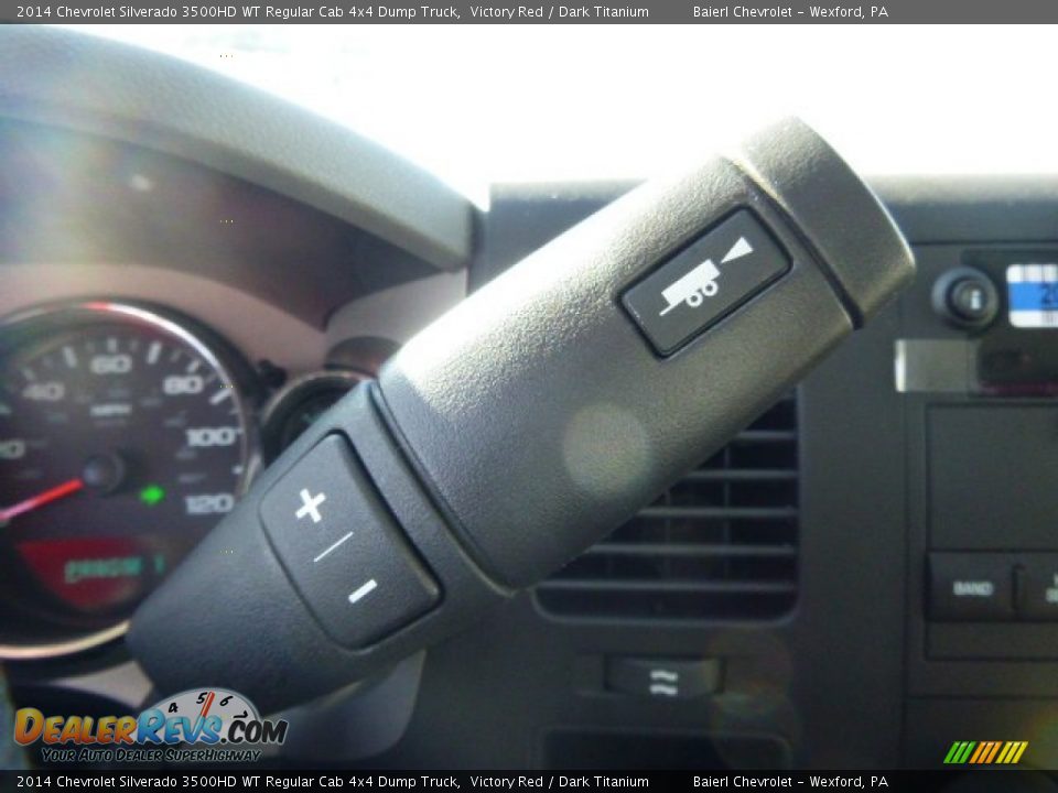 2014 Chevrolet Silverado 3500HD WT Regular Cab 4x4 Dump Truck Victory Red / Dark Titanium Photo #18