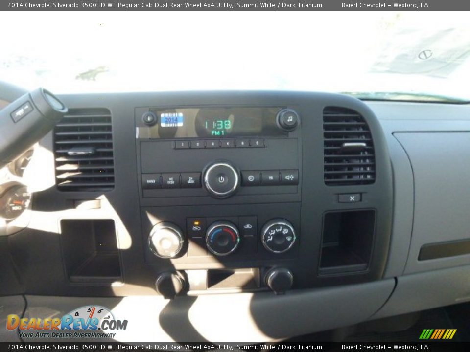 2014 Chevrolet Silverado 3500HD WT Regular Cab Dual Rear Wheel 4x4 Utility Summit White / Dark Titanium Photo #16