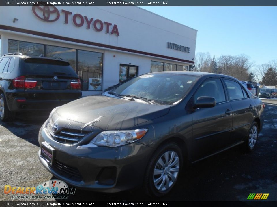 2013 Toyota Corolla LE Magnetic Gray Metallic / Ash Photo #1