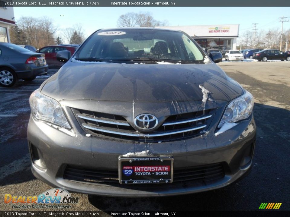 2013 Toyota Corolla LE Magnetic Gray Metallic / Ash Photo #2
