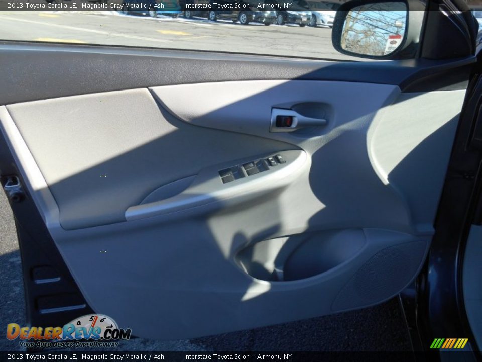 2013 Toyota Corolla LE Magnetic Gray Metallic / Ash Photo #7