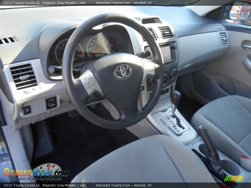 2013 Toyota Corolla LE Magnetic Gray Metallic / Ash Photo #9