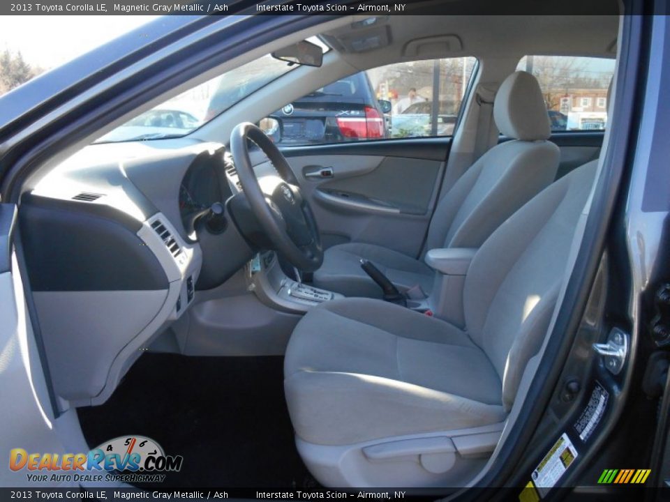 2013 Toyota Corolla LE Magnetic Gray Metallic / Ash Photo #10