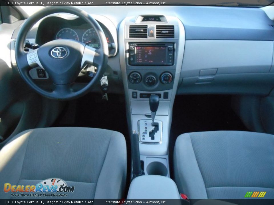 2013 Toyota Corolla LE Magnetic Gray Metallic / Ash Photo #11