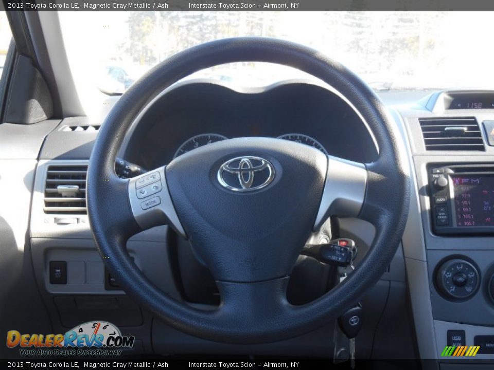 2013 Toyota Corolla LE Magnetic Gray Metallic / Ash Photo #12