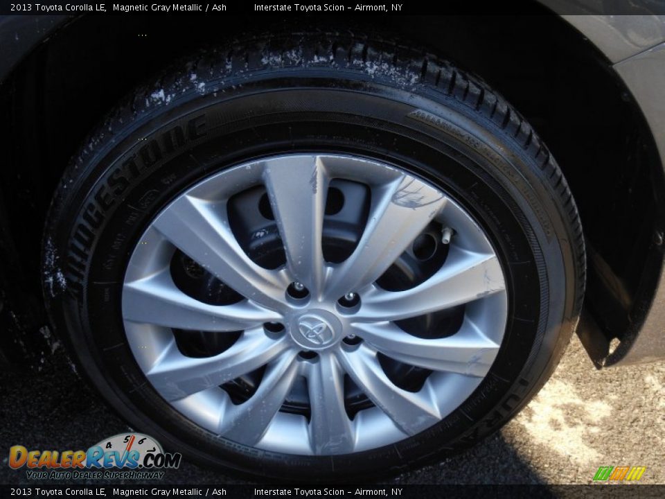 2013 Toyota Corolla LE Magnetic Gray Metallic / Ash Photo #22