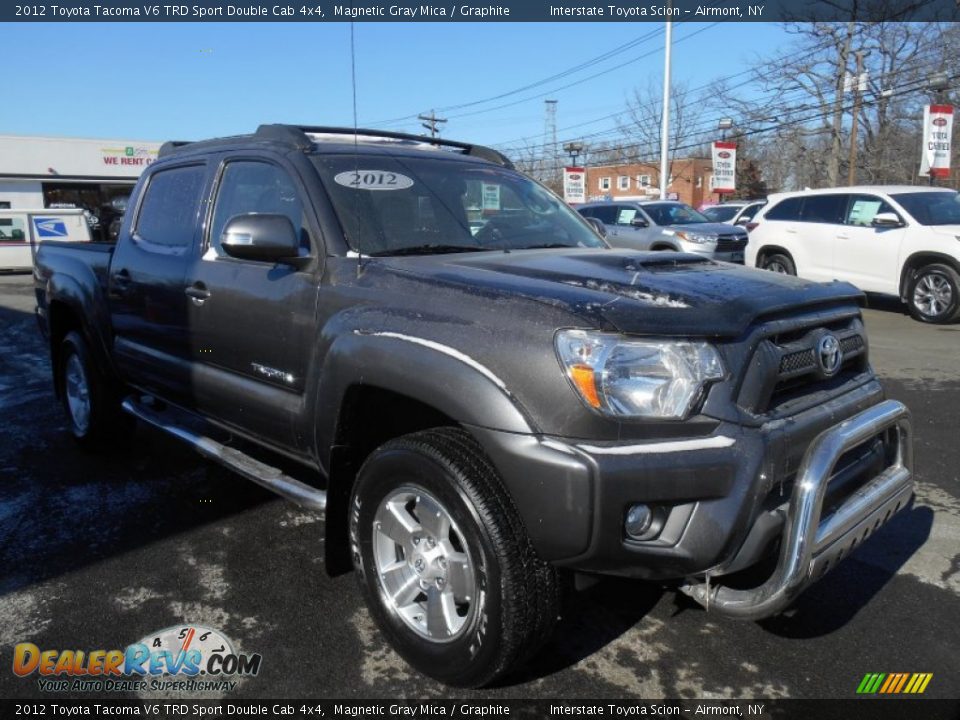 2012 Toyota Tacoma V6 TRD Sport Double Cab 4x4 Magnetic Gray Mica / Graphite Photo #3