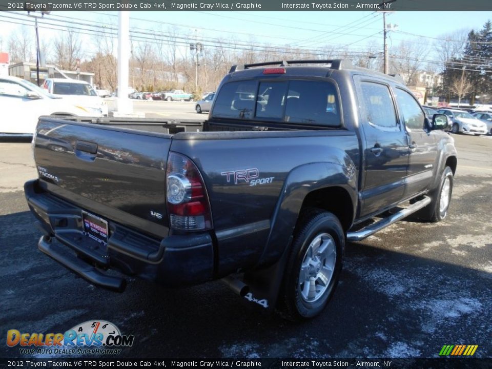 2012 Toyota Tacoma V6 TRD Sport Double Cab 4x4 Magnetic Gray Mica / Graphite Photo #4