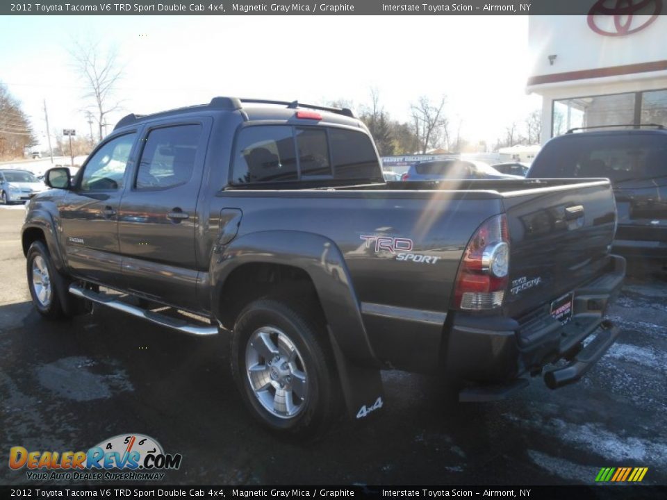 2012 Toyota Tacoma V6 TRD Sport Double Cab 4x4 Magnetic Gray Mica / Graphite Photo #6