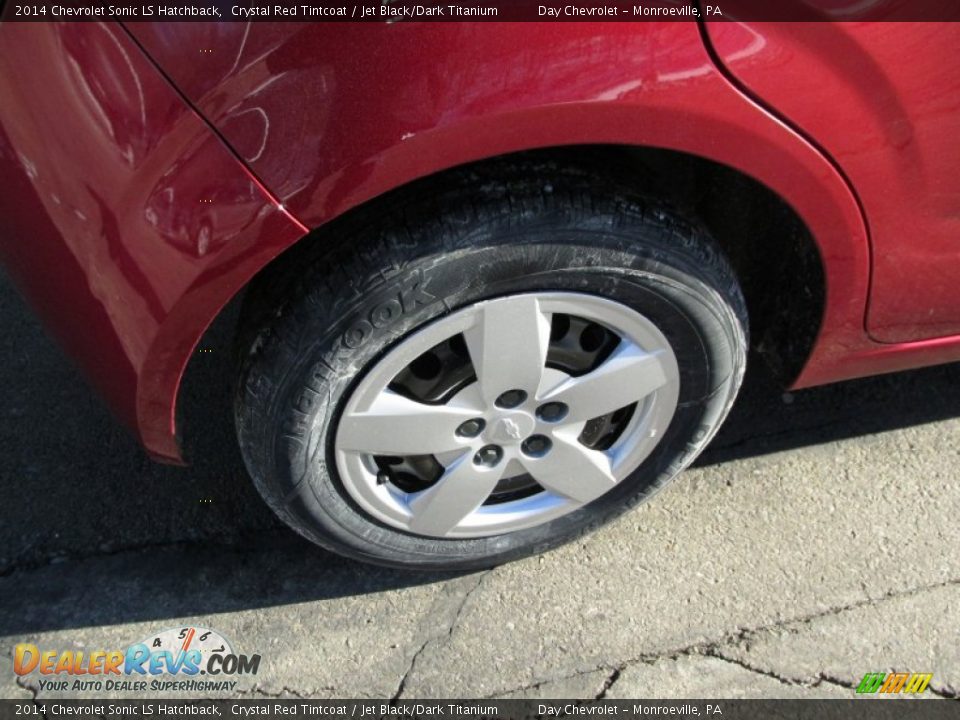 2014 Chevrolet Sonic LS Hatchback Crystal Red Tintcoat / Jet Black/Dark Titanium Photo #3