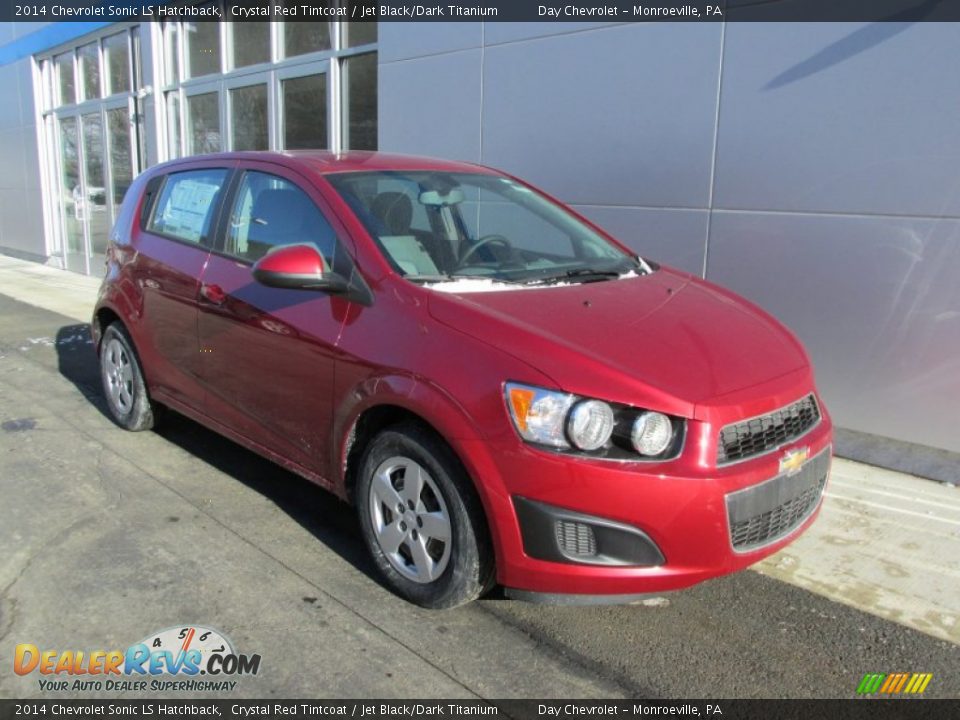 Front 3/4 View of 2014 Chevrolet Sonic LS Hatchback Photo #9
