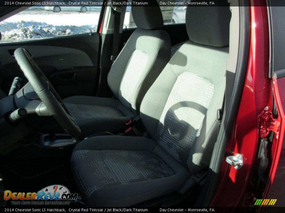 2014 Chevrolet Sonic LS Hatchback Crystal Red Tintcoat / Jet Black/Dark Titanium Photo #11