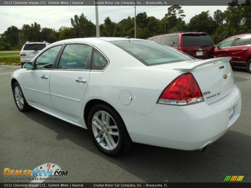 2013 Chevrolet Impala LTZ Summit White / Neutral Photo #3
