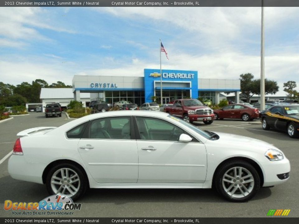 2013 Chevrolet Impala LTZ Summit White / Neutral Photo #9