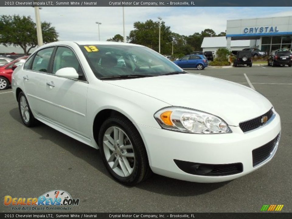 2013 Chevrolet Impala LTZ Summit White / Neutral Photo #10