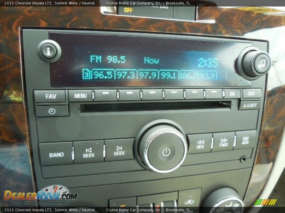 2013 Chevrolet Impala LTZ Summit White / Neutral Photo #19