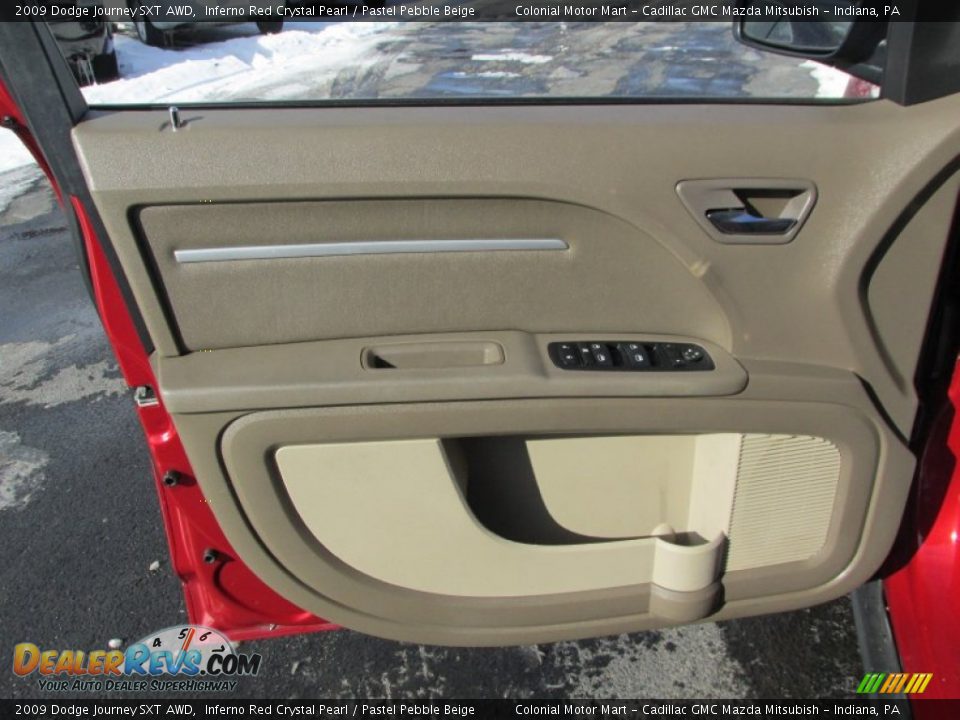 2009 Dodge Journey SXT AWD Inferno Red Crystal Pearl / Pastel Pebble Beige Photo #11
