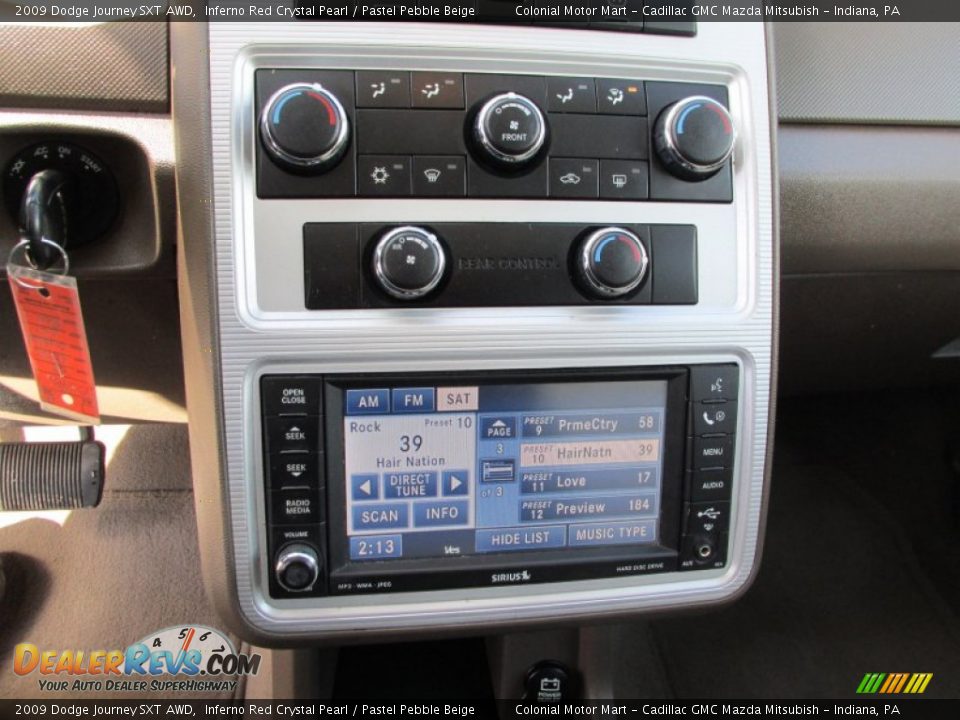 2009 Dodge Journey SXT AWD Inferno Red Crystal Pearl / Pastel Pebble Beige Photo #17