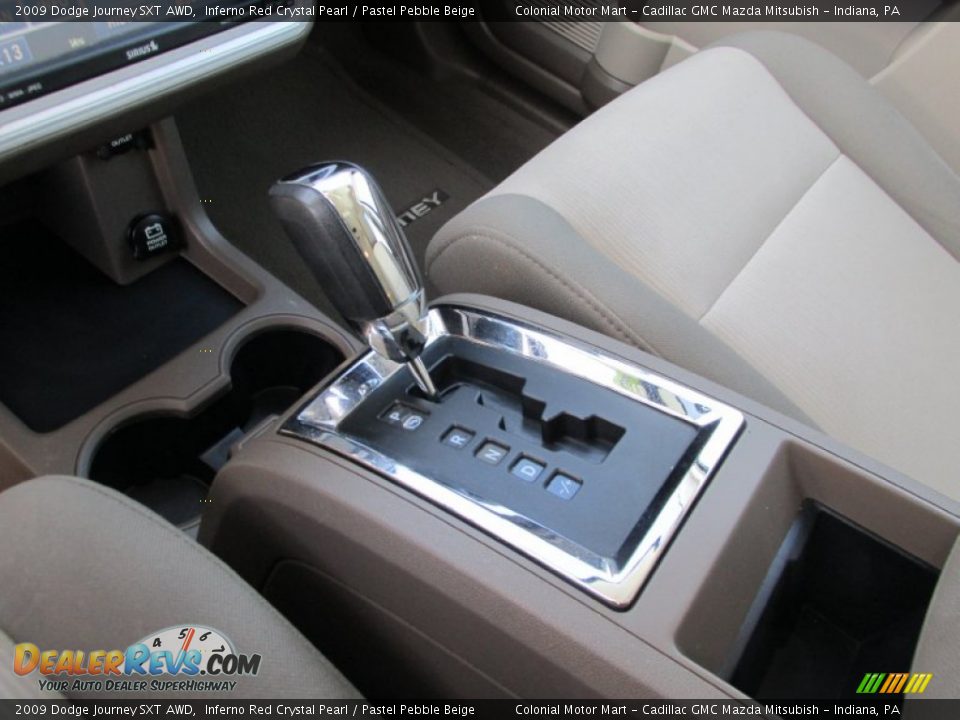 2009 Dodge Journey SXT AWD Inferno Red Crystal Pearl / Pastel Pebble Beige Photo #18