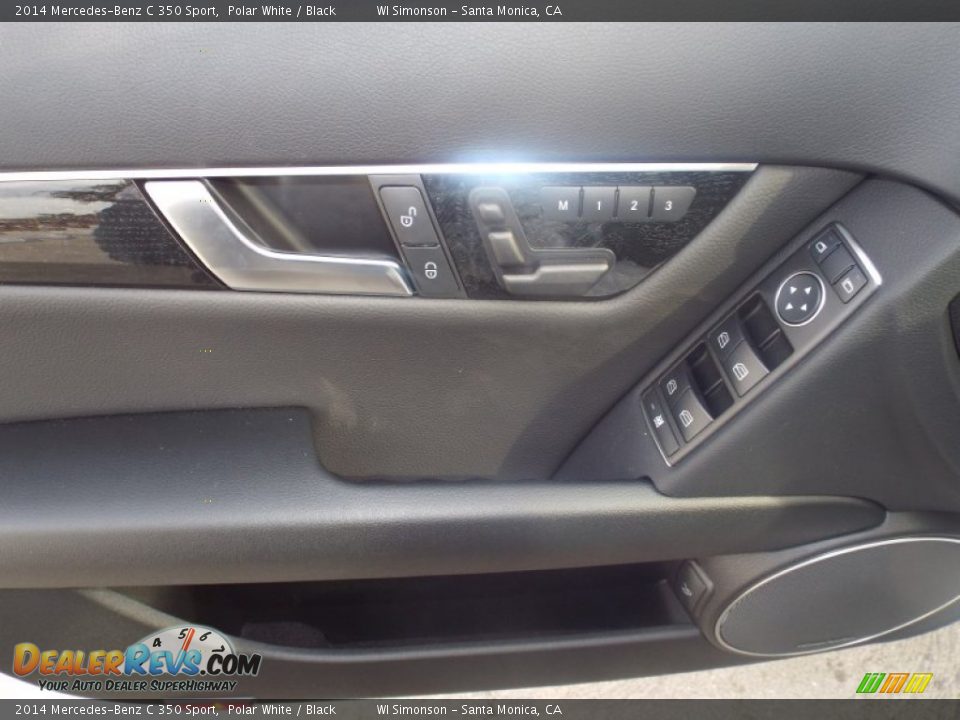 2014 Mercedes-Benz C 350 Sport Polar White / Black Photo #6