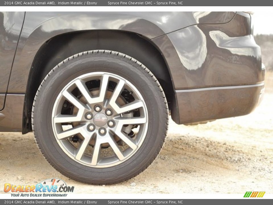 2014 GMC Acadia Denali AWD Iridium Metallic / Ebony Photo #6