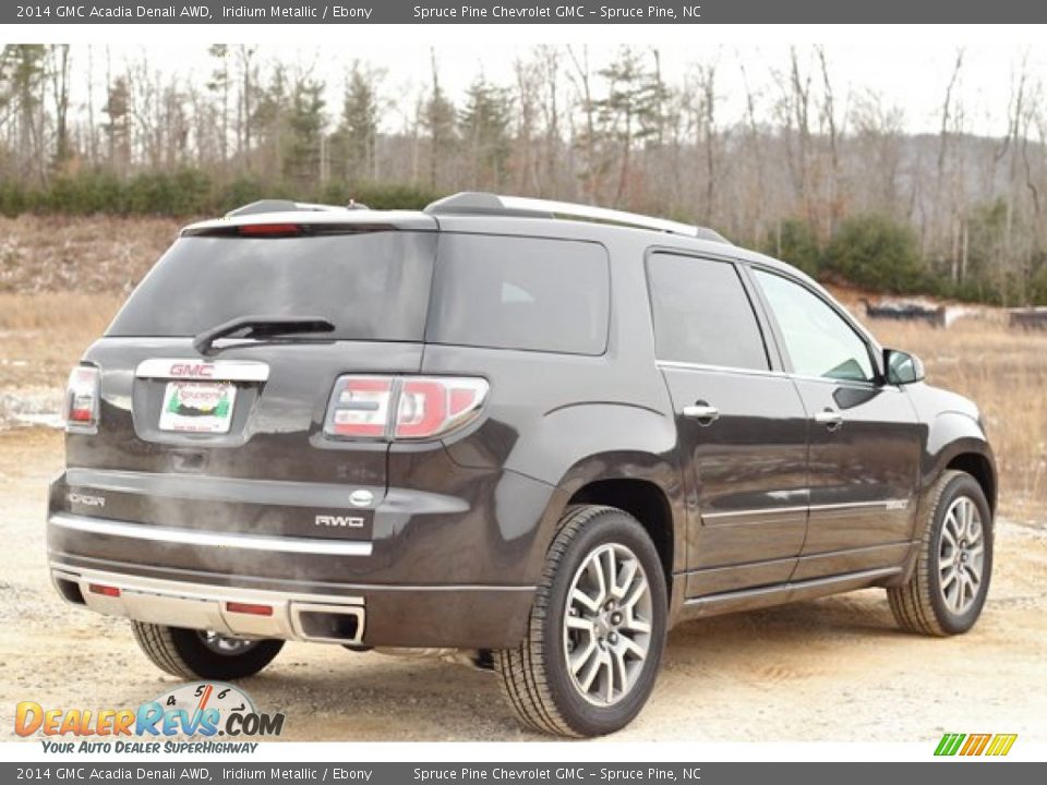 2014 GMC Acadia Denali AWD Iridium Metallic / Ebony Photo #10