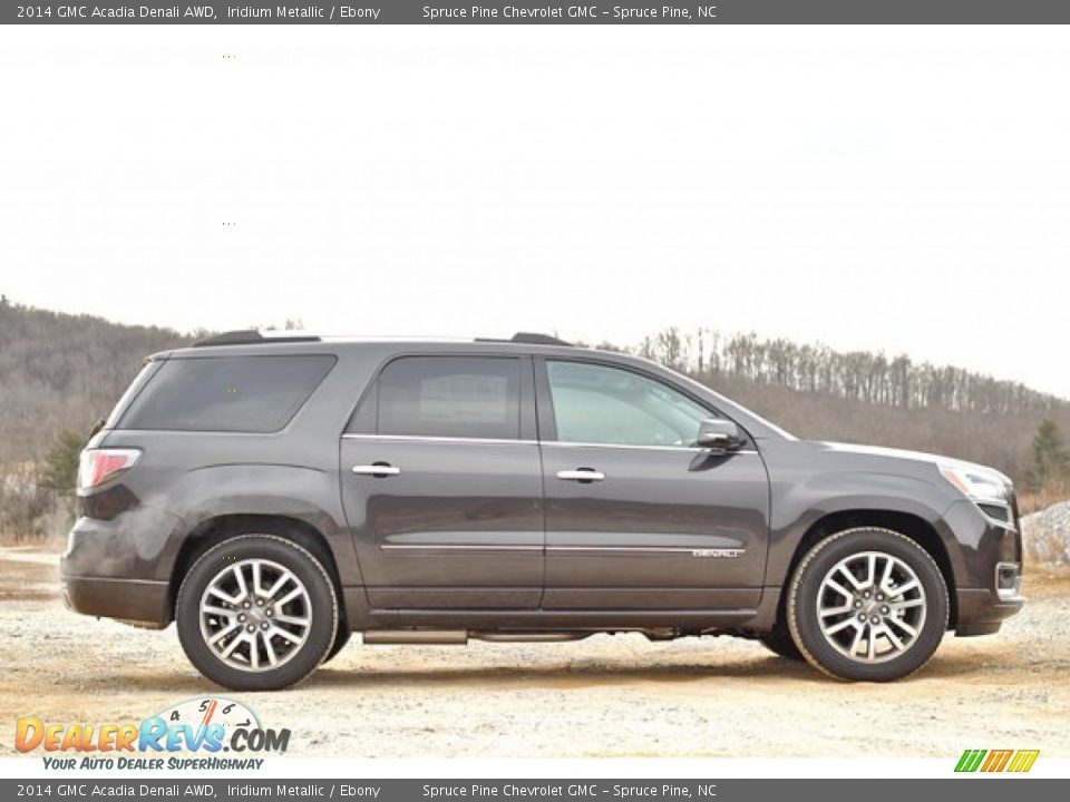 2014 GMC Acadia Denali AWD Iridium Metallic / Ebony Photo #11