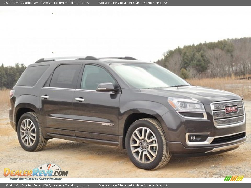 2014 GMC Acadia Denali AWD Iridium Metallic / Ebony Photo #12