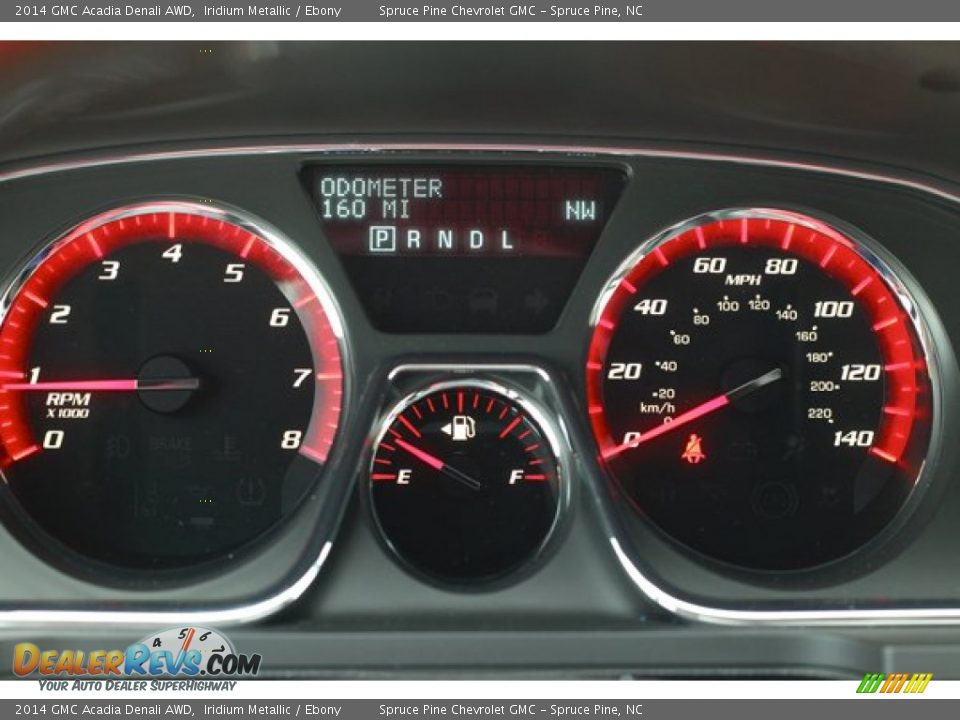 2014 GMC Acadia Denali AWD Iridium Metallic / Ebony Photo #13