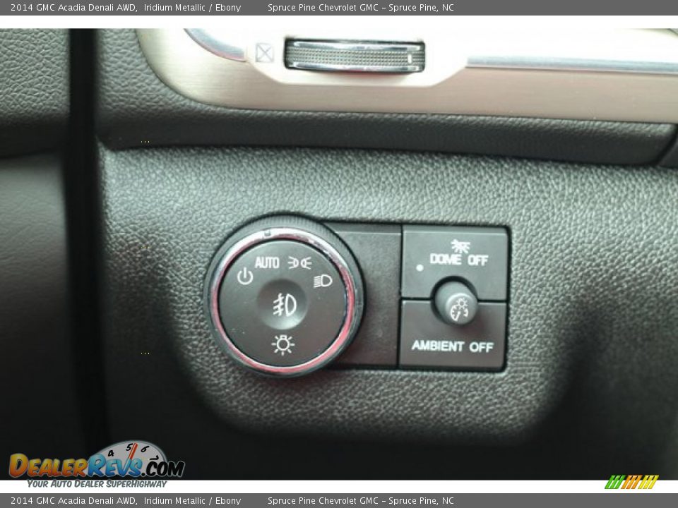 2014 GMC Acadia Denali AWD Iridium Metallic / Ebony Photo #14