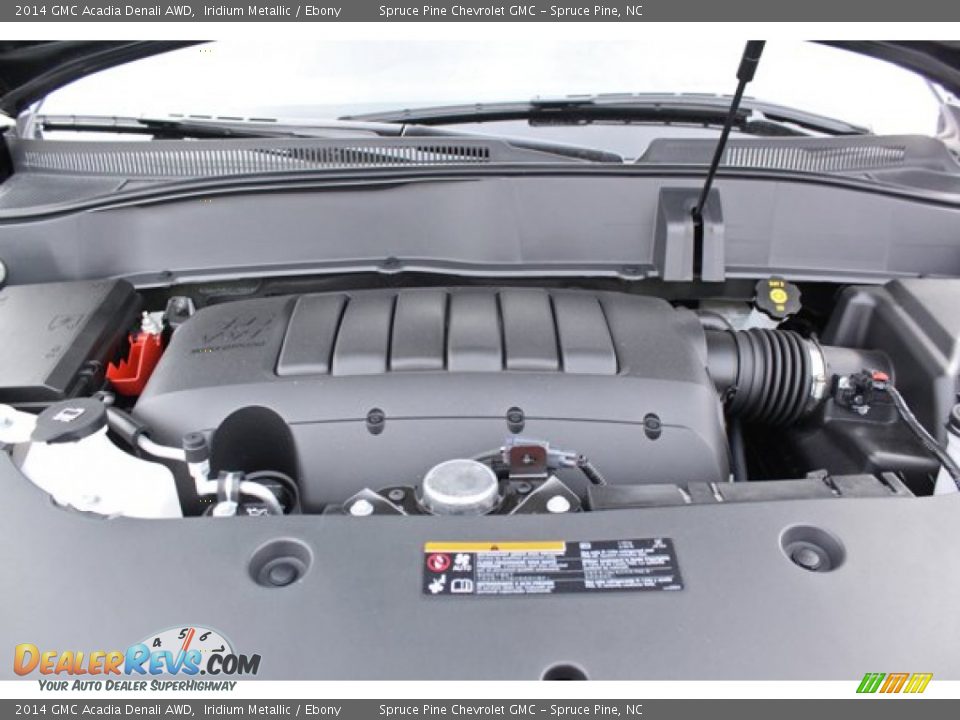 2014 GMC Acadia Denali AWD Iridium Metallic / Ebony Photo #17