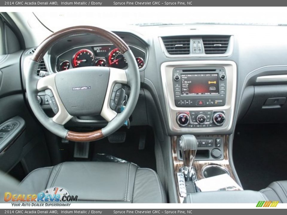 2014 GMC Acadia Denali AWD Iridium Metallic / Ebony Photo #19