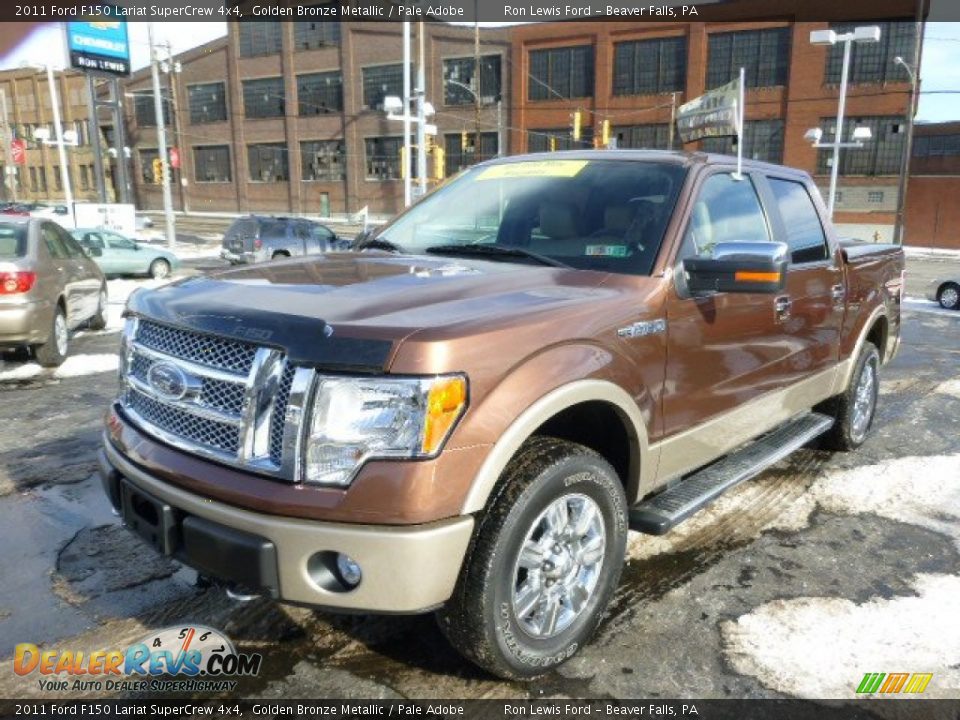 2011 Ford F150 Lariat SuperCrew 4x4 Golden Bronze Metallic / Pale Adobe Photo #4