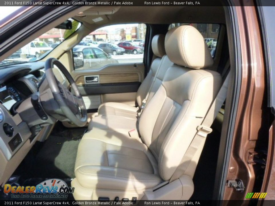 2011 Ford F150 Lariat SuperCrew 4x4 Golden Bronze Metallic / Pale Adobe Photo #10