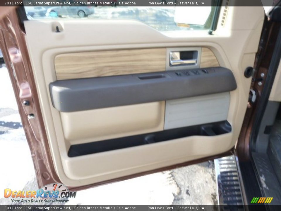 2011 Ford F150 Lariat SuperCrew 4x4 Golden Bronze Metallic / Pale Adobe Photo #11