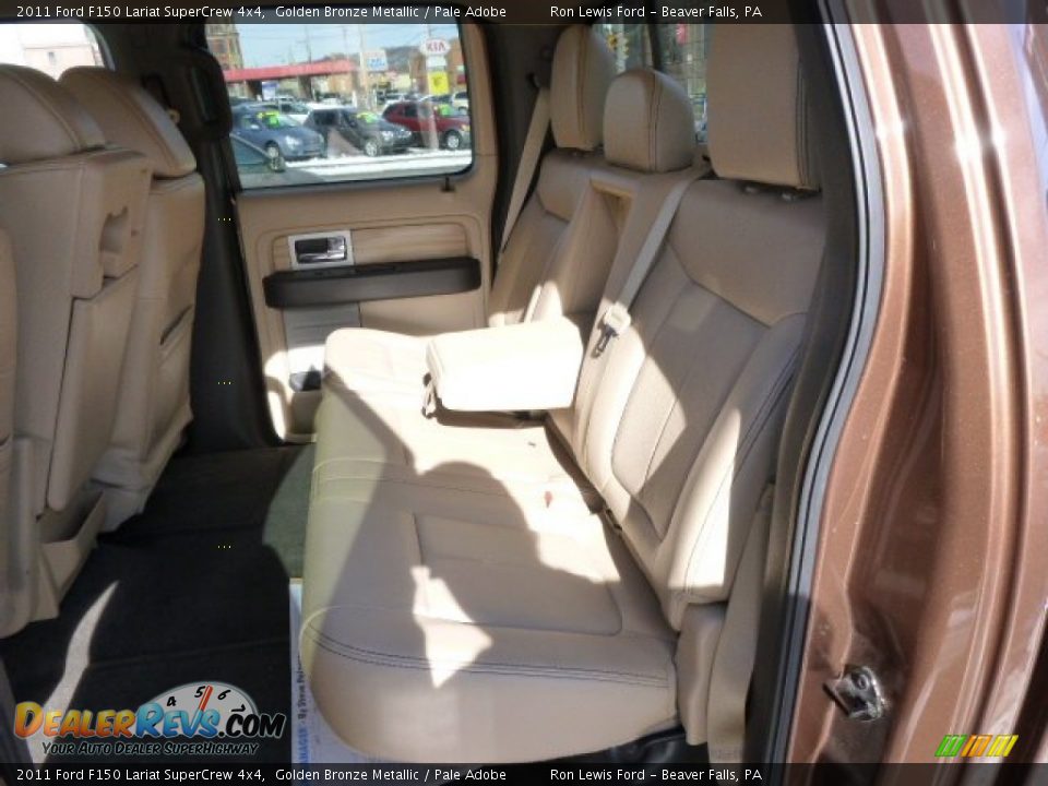2011 Ford F150 Lariat SuperCrew 4x4 Golden Bronze Metallic / Pale Adobe Photo #12