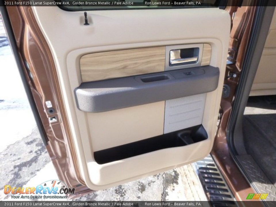 2011 Ford F150 Lariat SuperCrew 4x4 Golden Bronze Metallic / Pale Adobe Photo #13