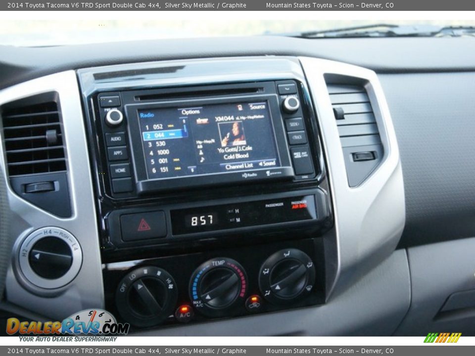 2014 Toyota Tacoma V6 TRD Sport Double Cab 4x4 Silver Sky Metallic / Graphite Photo #6