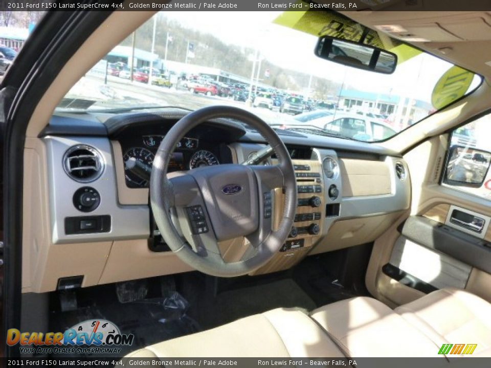 2011 Ford F150 Lariat SuperCrew 4x4 Golden Bronze Metallic / Pale Adobe Photo #14