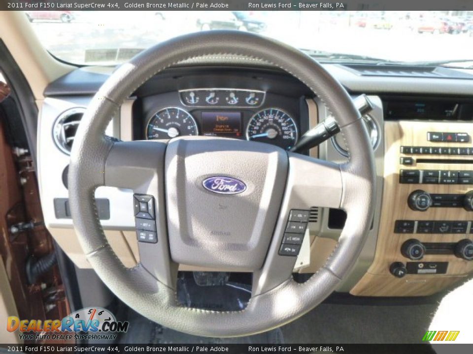 2011 Ford F150 Lariat SuperCrew 4x4 Golden Bronze Metallic / Pale Adobe Photo #18