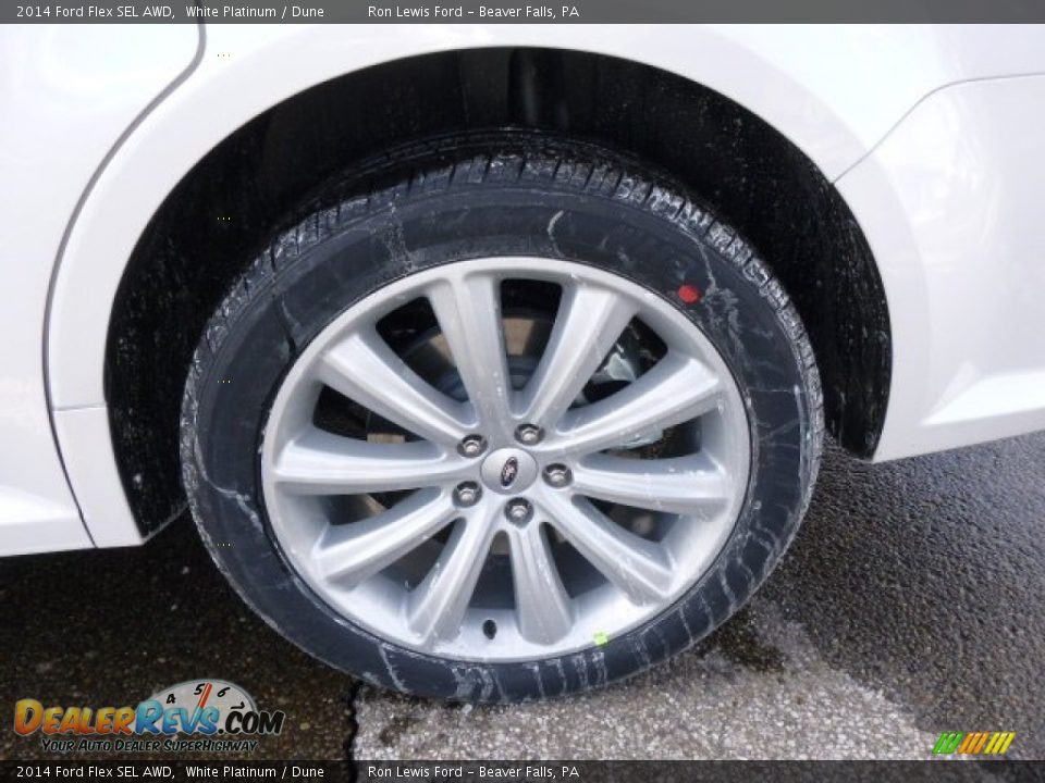 2014 Ford Flex SEL AWD Wheel Photo #9