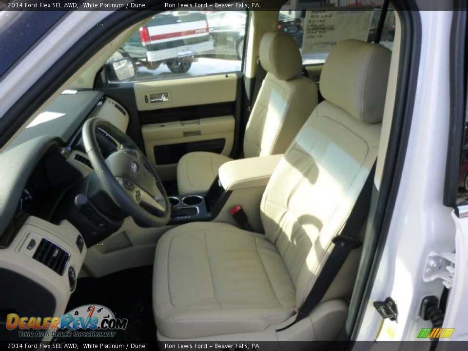 Front Seat of 2014 Ford Flex SEL AWD Photo #10