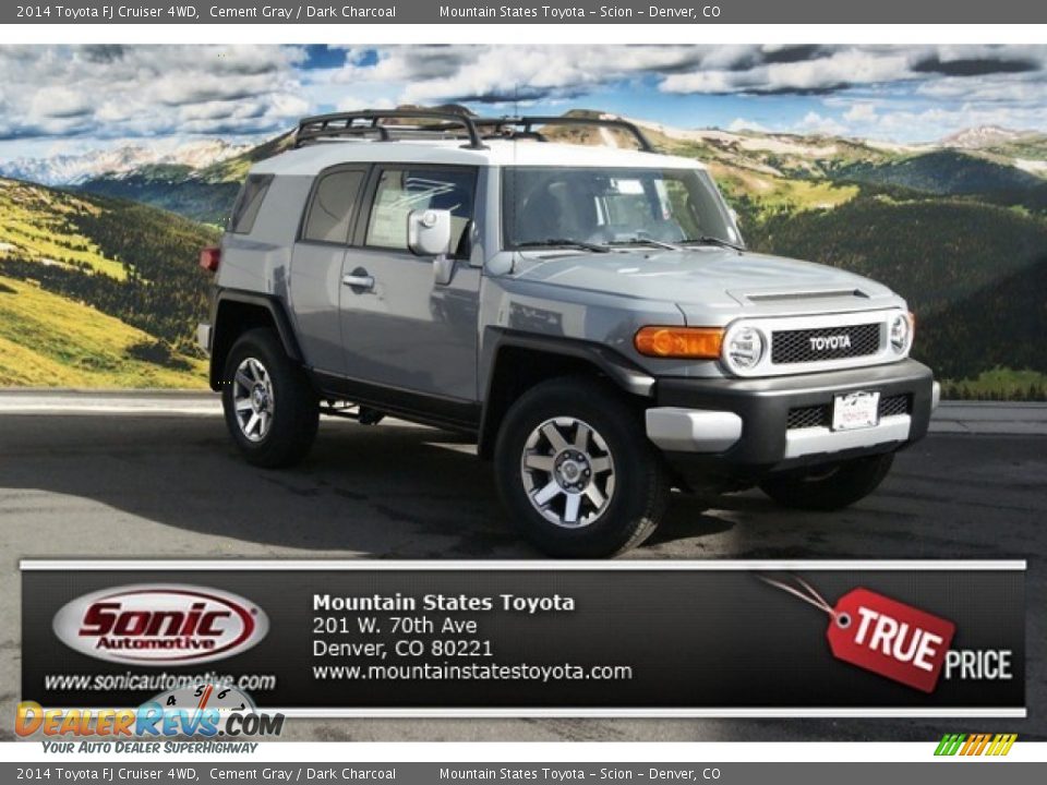 2014 Toyota FJ Cruiser 4WD Cement Gray / Dark Charcoal Photo #1