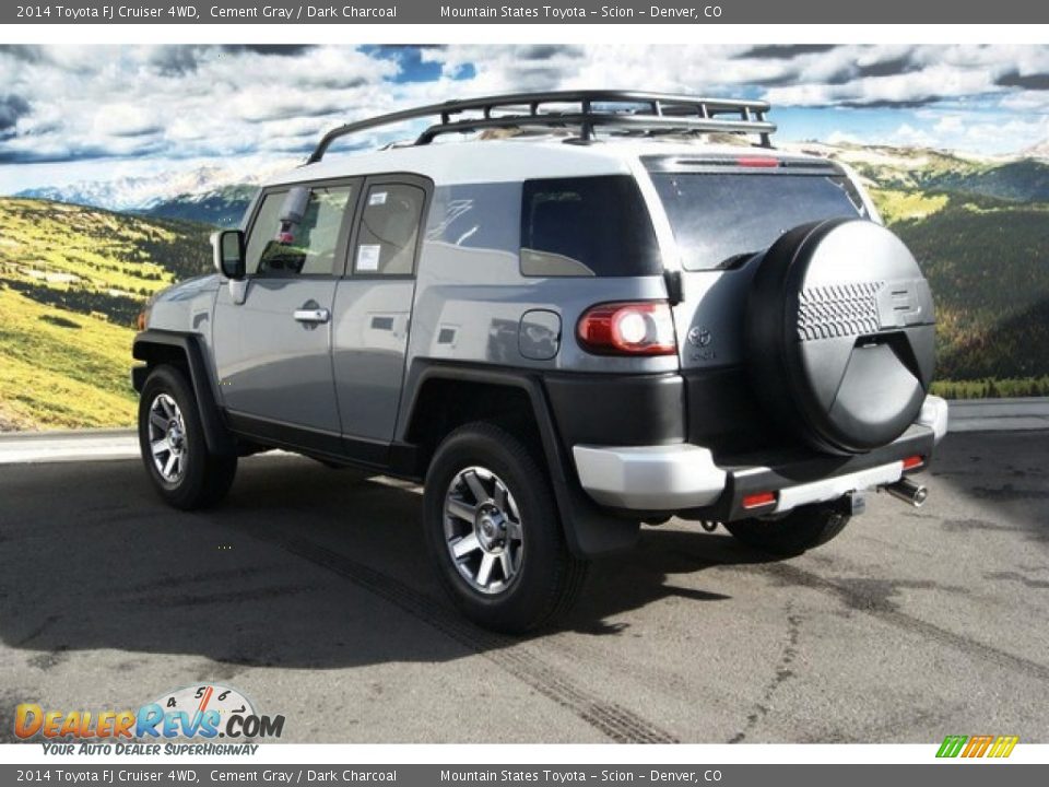 2014 Toyota FJ Cruiser 4WD Cement Gray / Dark Charcoal Photo #3