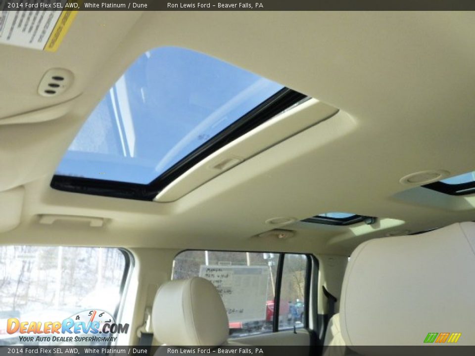 Sunroof of 2014 Ford Flex SEL AWD Photo #15