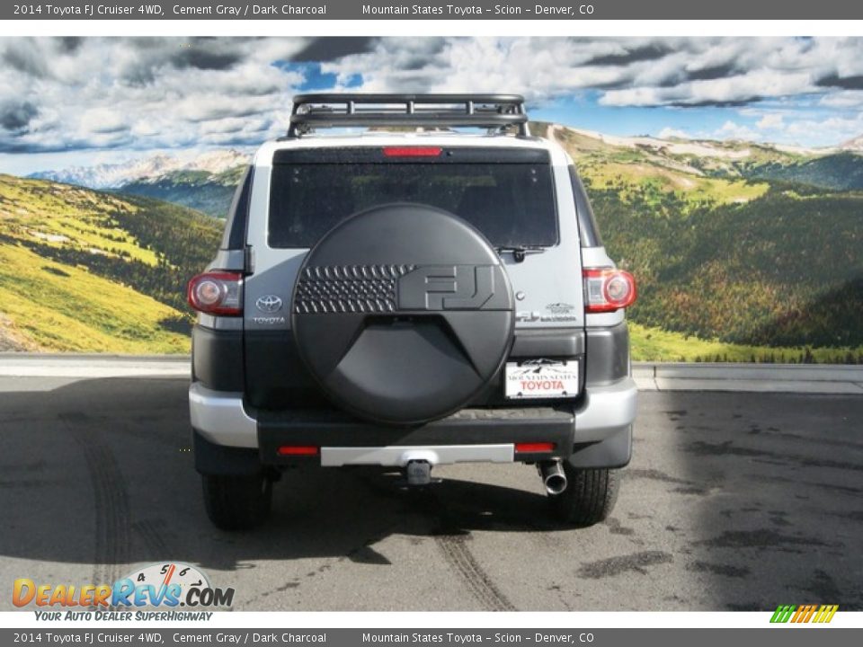 2014 Toyota FJ Cruiser 4WD Cement Gray / Dark Charcoal Photo #4