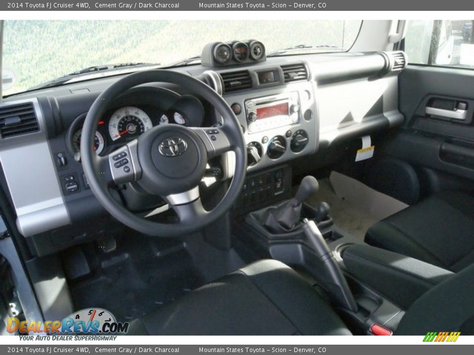 2014 Toyota FJ Cruiser 4WD Cement Gray / Dark Charcoal Photo #5