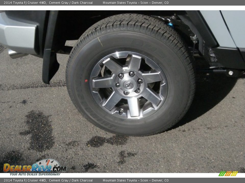 2014 Toyota FJ Cruiser 4WD Cement Gray / Dark Charcoal Photo #10